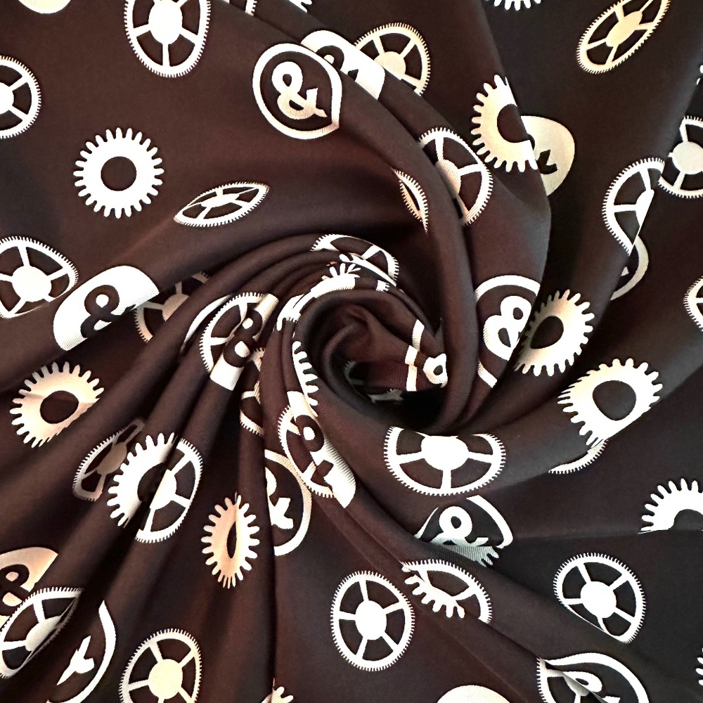 Bell & Ross Watch Co. 26" x 26' Silk Scarf   BNWOT